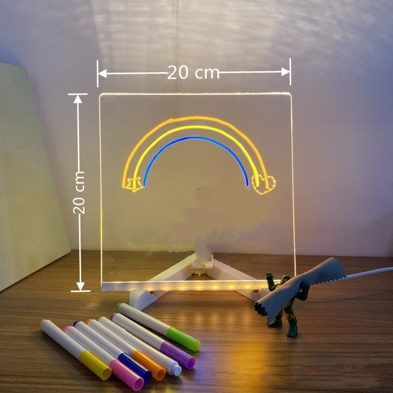 Acrylic DIY Note Board LED Night Light