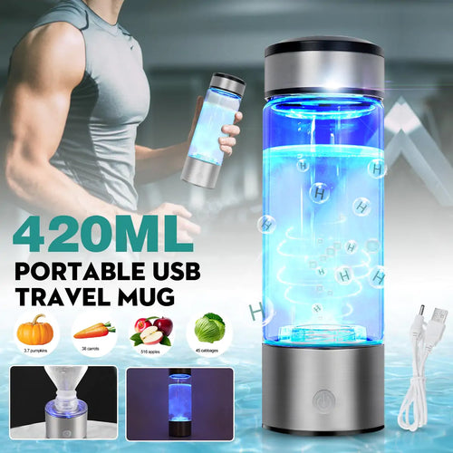 420ML Portable Water Ionizer Bottle